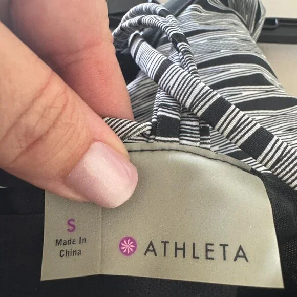 Athleta Ariel Venice Athletic Dress, Black and Gray, Small - Picture 11 of 11